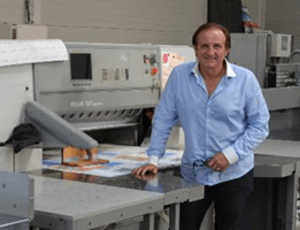 La vente des chutes de papier à Veolia est synonyme de sécurité et de productivité améliorée pour Pierre Martinel, dirigeant de l’imprimerie Presse People.