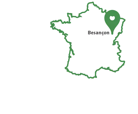 Localisation Besançon