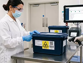 Gestion de pièces anatomiques d'origine humaine