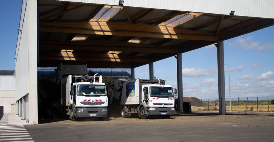 Camion de collecte