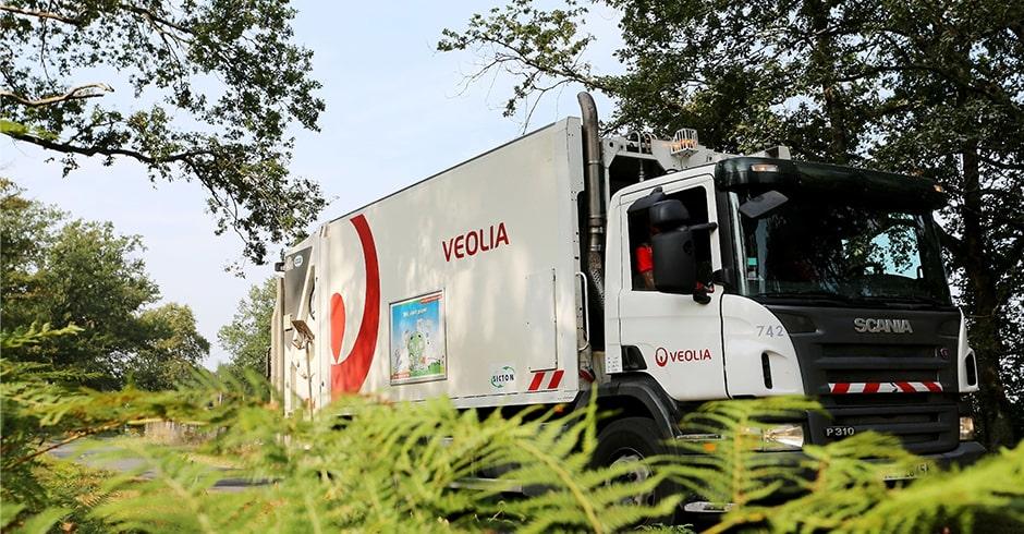 Camion de collecte Veolia