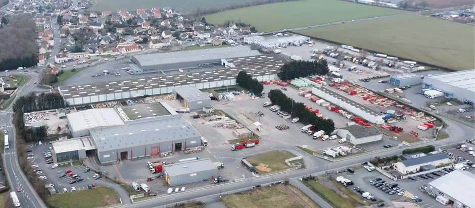 Vue aérienne de l'agence de Giberville