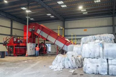 presse pour conditionner les matières